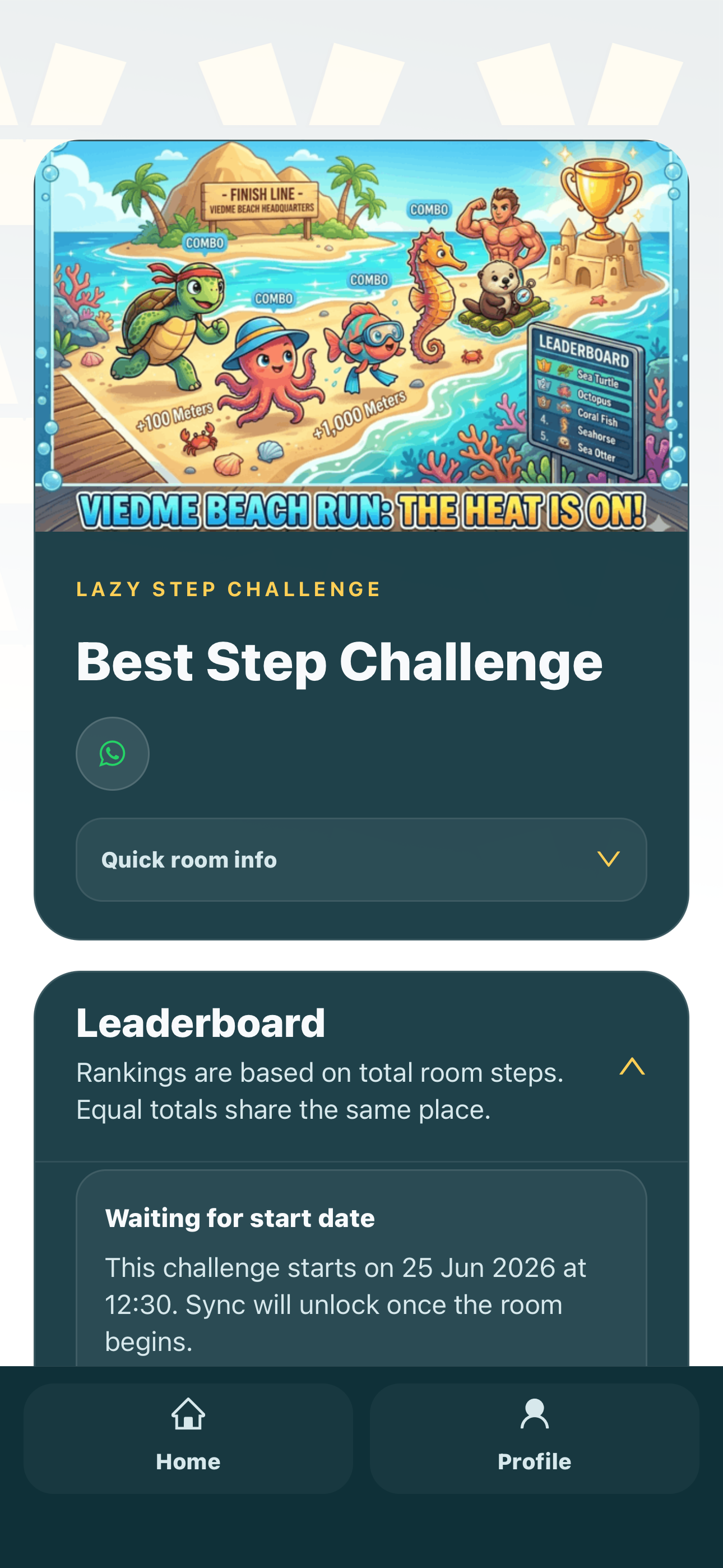 ViedME room detail screen