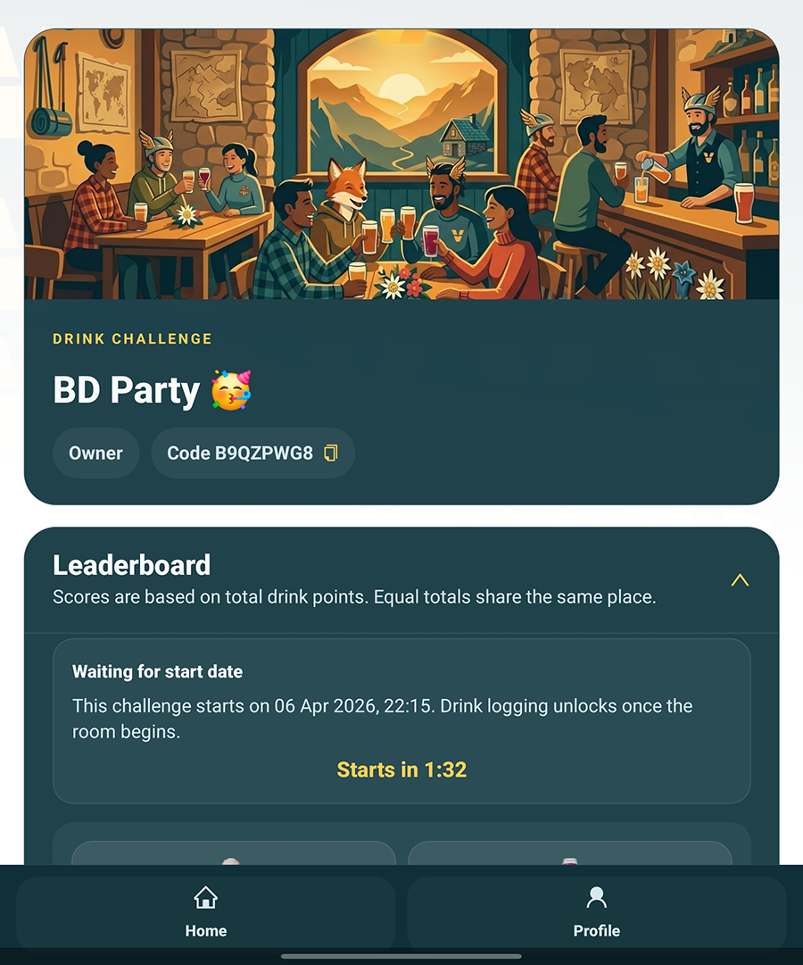 ViedME party challenge room preview