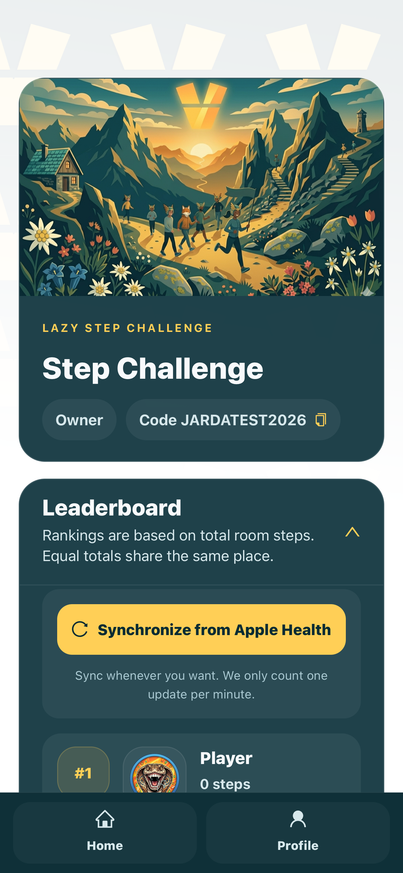 ViedME profile and onboarding preview