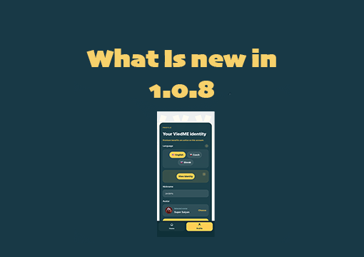 Version update 1.0.8 - what is new?